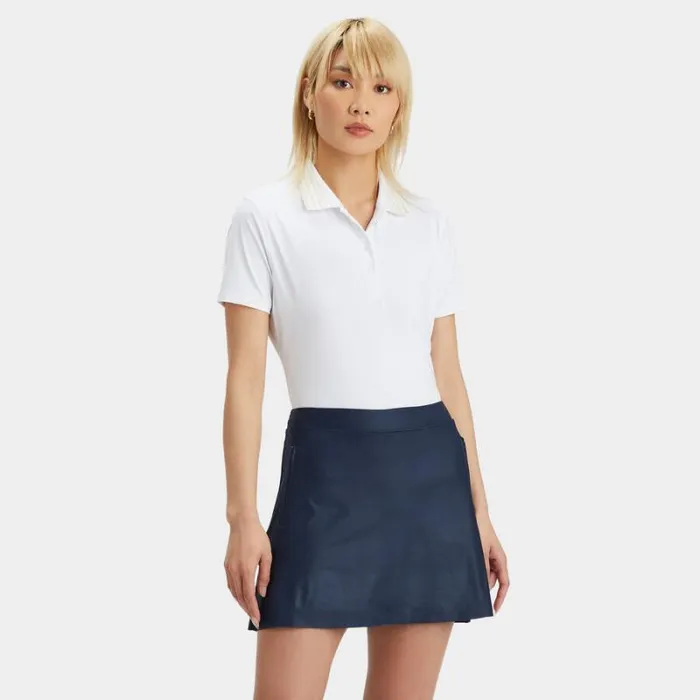 GFORE SILKY TECH NYLON POLO Snow Women Polos