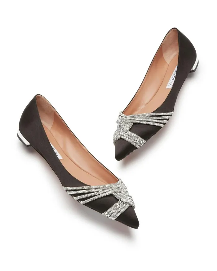 Gatsby Ballet Black Women Aquazzura Flats Gatsby Ballet Black Women Aquazzura Flats