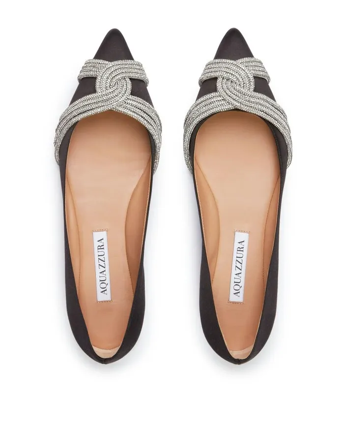 Gatsby Ballet Black Women Aquazzura Flats Gatsby Ballet Black Women Aquazzura Flats