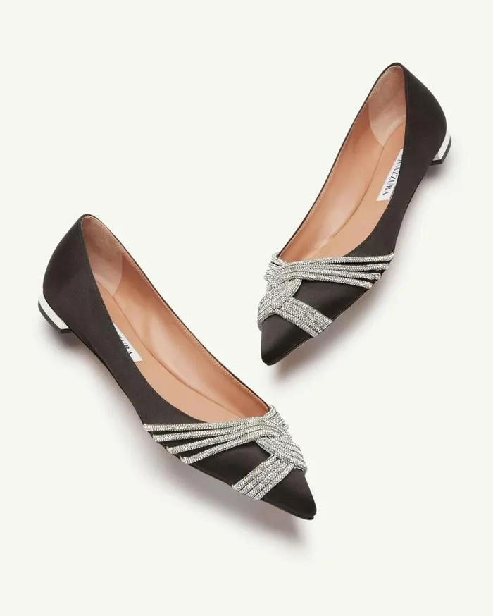 Gatsby Ballet Black Women Aquazzura Flats Gatsby Ballet Black Women Aquazzura Flats