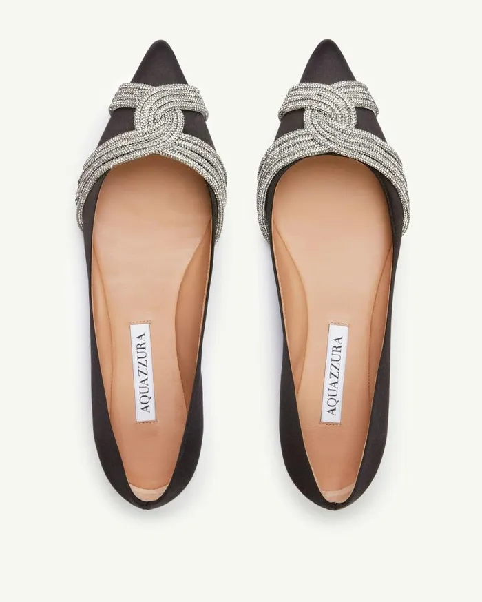 Gatsby Ballet Black Women Aquazzura Flats Gatsby Ballet Black Women Aquazzura Flats