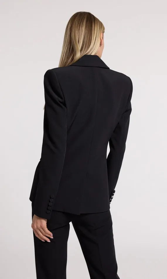 Generation Love Clothing Blazers and Jackets Aimee Crepe Blazer Black 8211 Women
