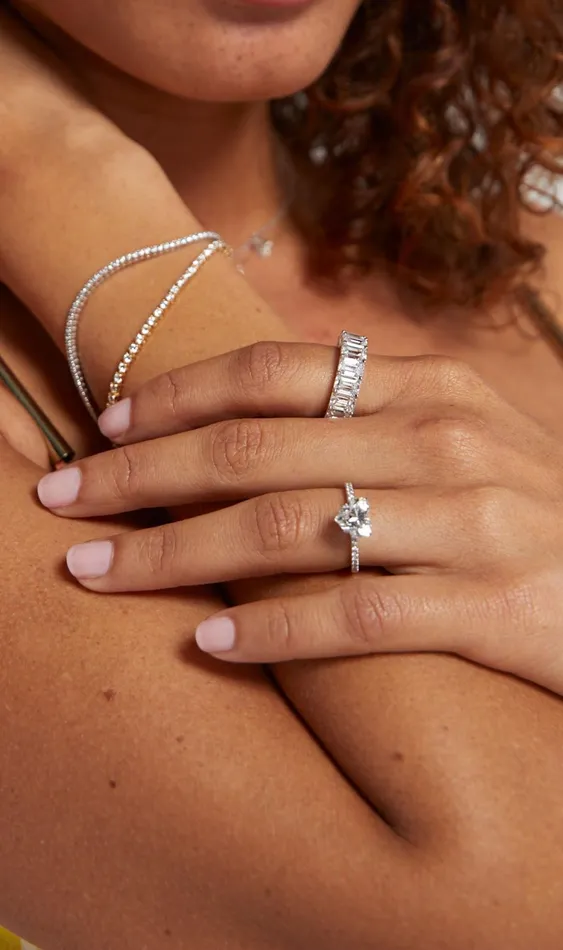 Generation Love Clothing Fine Jewelry Ma Vie Heart Ring 233 Carats White Gold 8211 Women