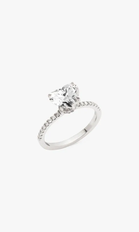Generation Love Clothing Fine Jewelry Ma Vie Heart Ring 233 Carats White Gold 8211 Women