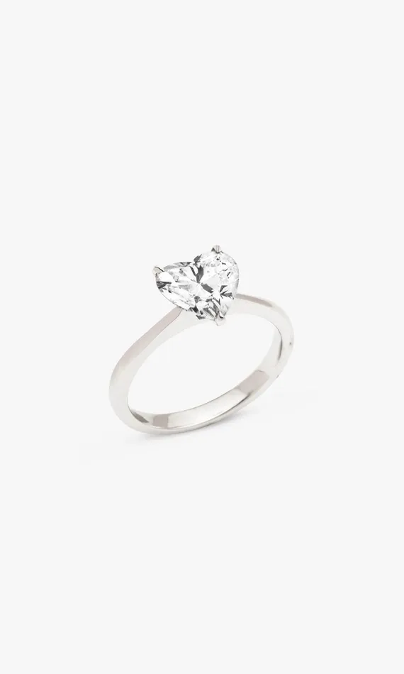 Generation Love Clothing Fine Jewelry Mon Amour Heart Ring 159 Carat White Gold 8211 Women