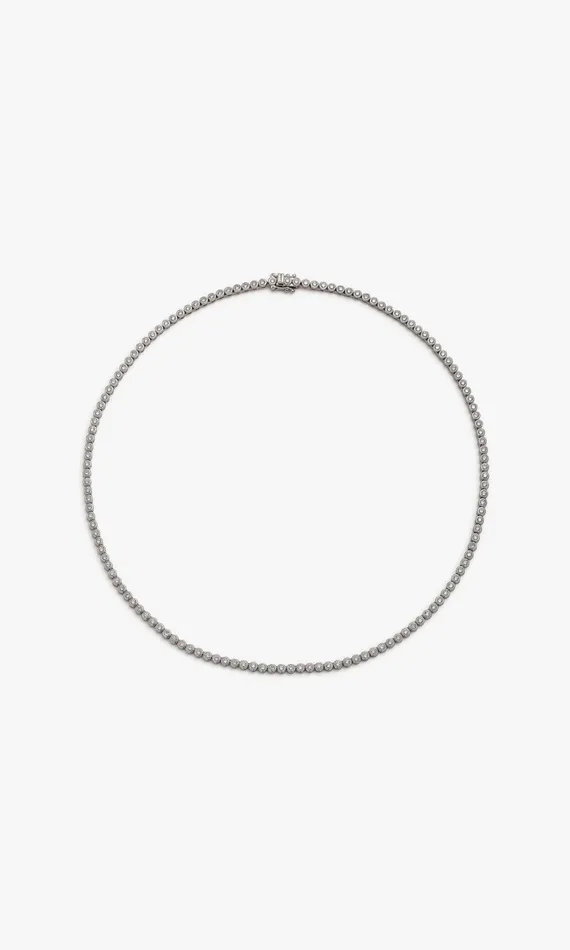 Generation Love Clothing Fine Jewelry Tresor Bezel Tennis Necklace 354 Carats White Gold 8211 Women Generation Love Clothing Fine Jewelry Tresor Bezel Tennis Necklace 354 Carats White Gold 8211 Women