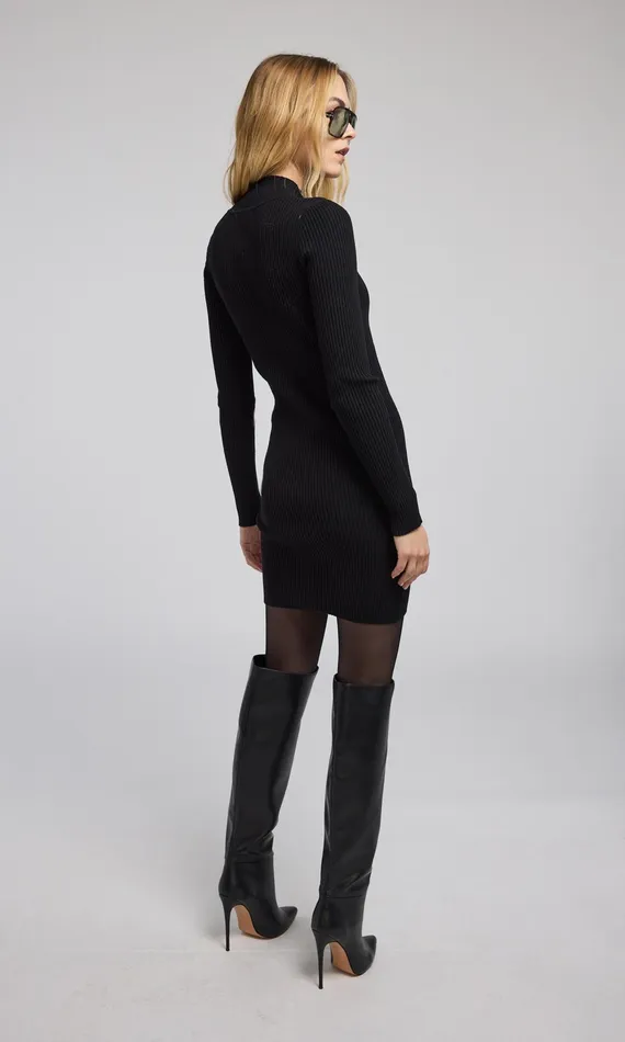 Generation Love Clothing Sweaters and Sweatshirts Yara Rib Dress Black 8211 Women
