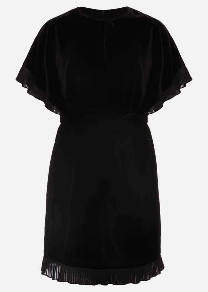Gianna Velvet Dress Black Women Phase Eight Dresses