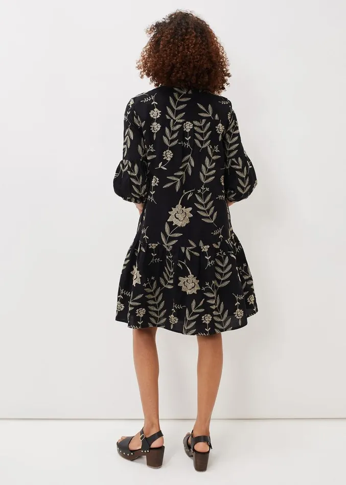 Gina Embroidered Dress Blackstone Women Phase Eight Dresses