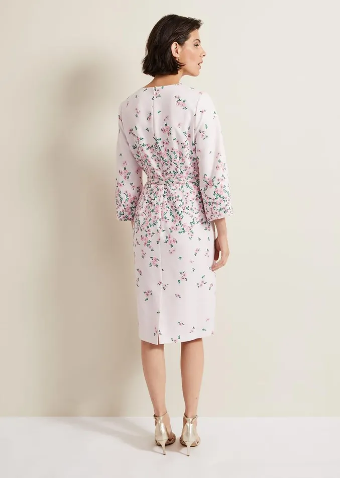 Giovanna Floral Belted Split Sleeve Dress Multicoloured Women Phase Eight Dresses Giovanna Floral Belted Split Sleeve Dress Multicoloured Women Phase Eight Dresses