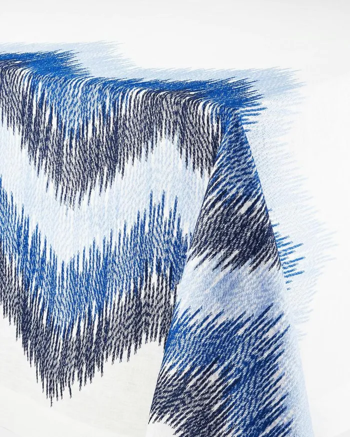 Goa Tablecloth Blue Women Aquazzura Table Linens Goa Tablecloth Blue Women Aquazzura Table Linens