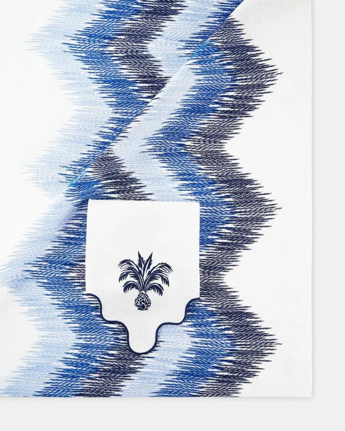 Goa Tablecloth Blue Women Aquazzura Table Linens Goa Tablecloth Blue Women Aquazzura Table Linens
