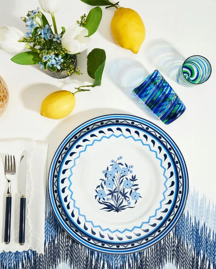 Goa Tablecloth Blue Women Aquazzura Table Linens Goa Tablecloth Blue Women Aquazzura Table Linens