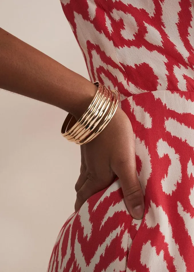 Gold Bangles Gold Women Phase Eight Jewellery