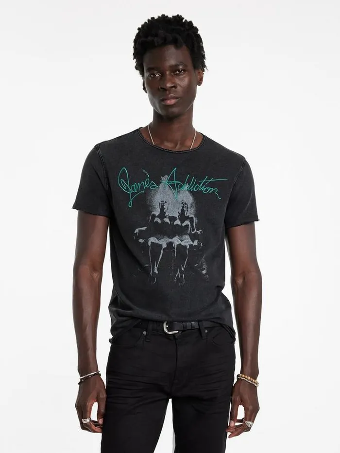 Graphic Tees Men John Varvatos NOTHING039S SHOCKING TEE Black
