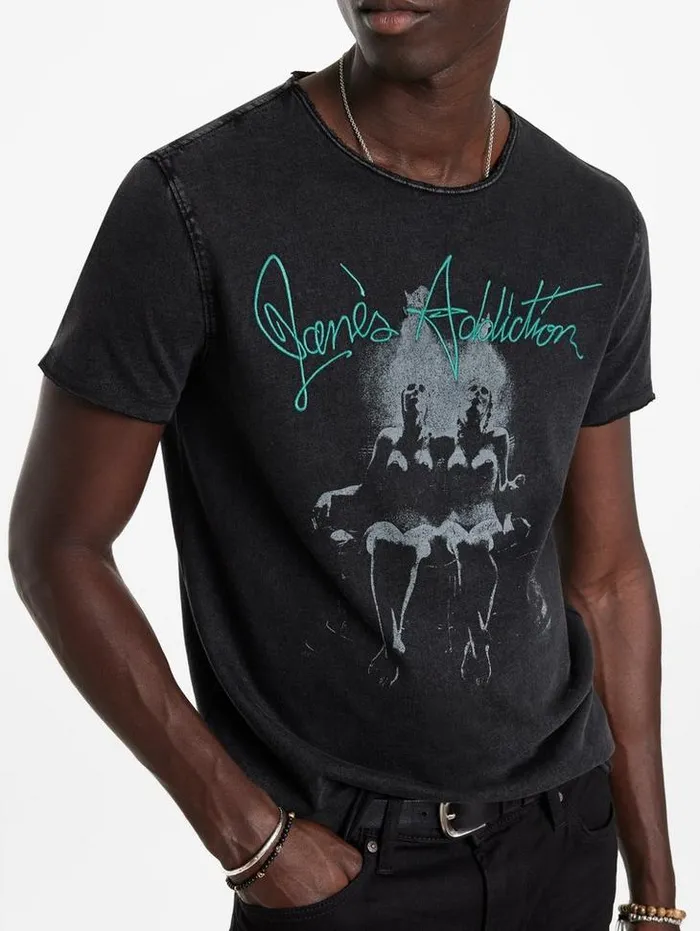 Graphic Tees Men John Varvatos NOTHING039S SHOCKING TEE Black