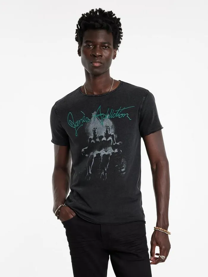 Graphic Tees Men John Varvatos NOTHING039S SHOCKING TEE Black