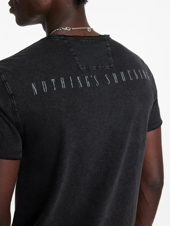 Graphic Tees Men John Varvatos NOTHING039S SHOCKING TEE Black