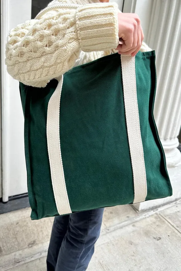 Green Tote Bag Green Women Brandy Melville Bags and Backpacks