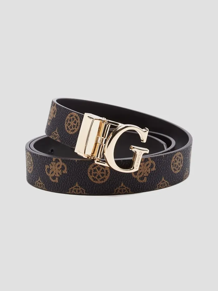 GUESS Belts Evelune Peony Belt Brown 8211 Women