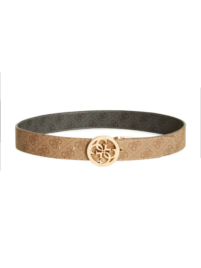 GUESS Belts Lana FauxLeather Signature Belt Brown 8211 Women