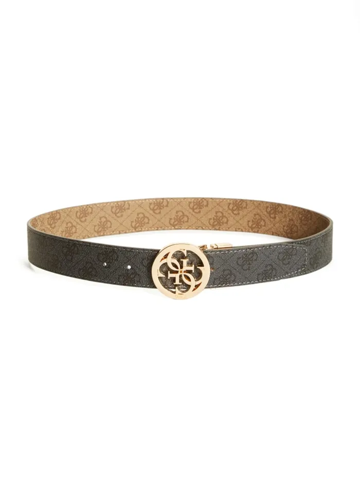 GUESS Belts Lana FauxLeather Signature Belt Brown 8211 Women