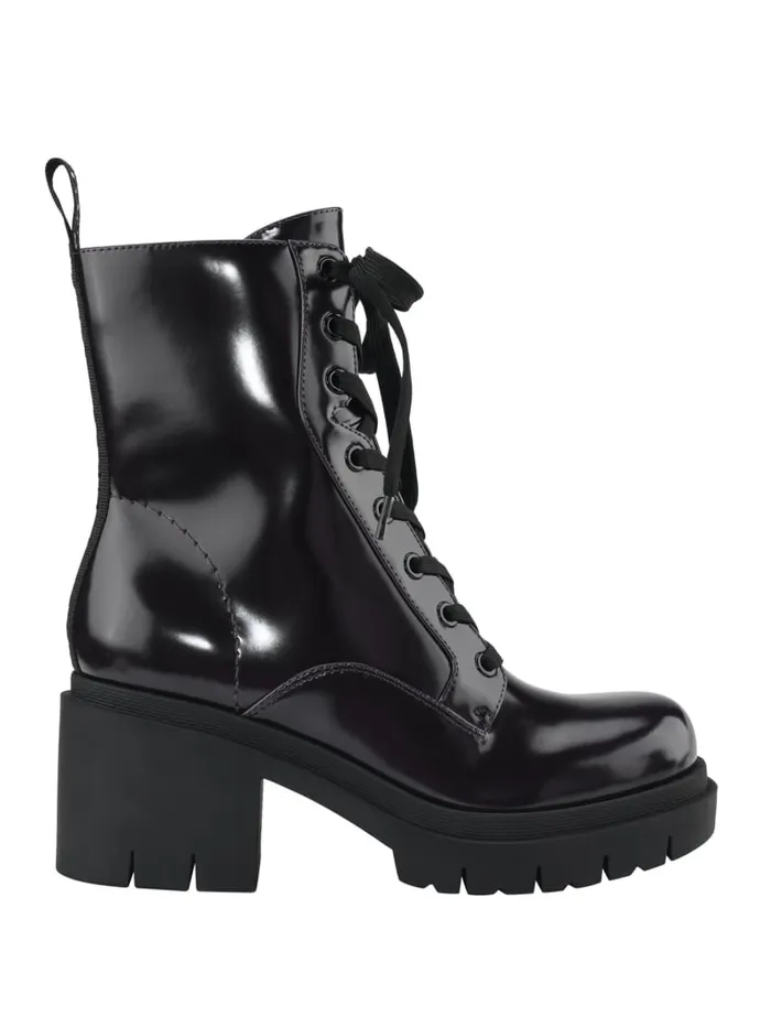 GUESS Boots and Booties Juel LaceUp Booties Grey 8211 Unisex