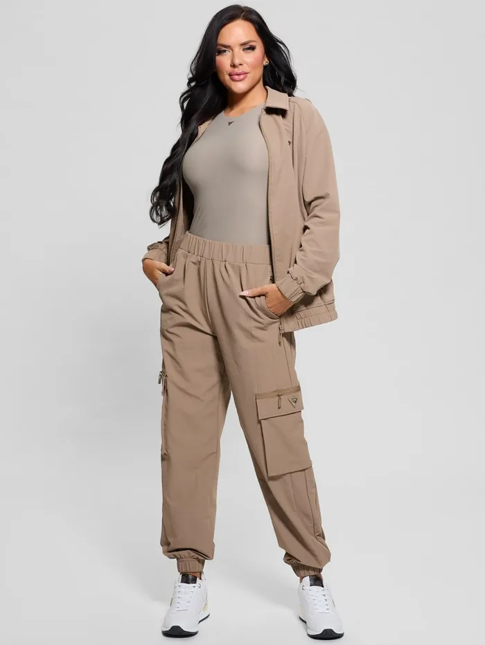 GUESS Bottoms Chris Cargo Joggers Brown 8211 Women