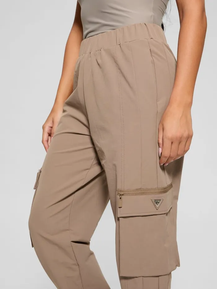 GUESS Bottoms Chris Cargo Joggers Brown 8211 Women