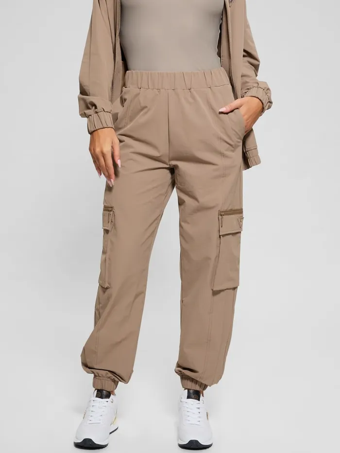 GUESS Bottoms Chris Cargo Joggers Brown 8211 Women