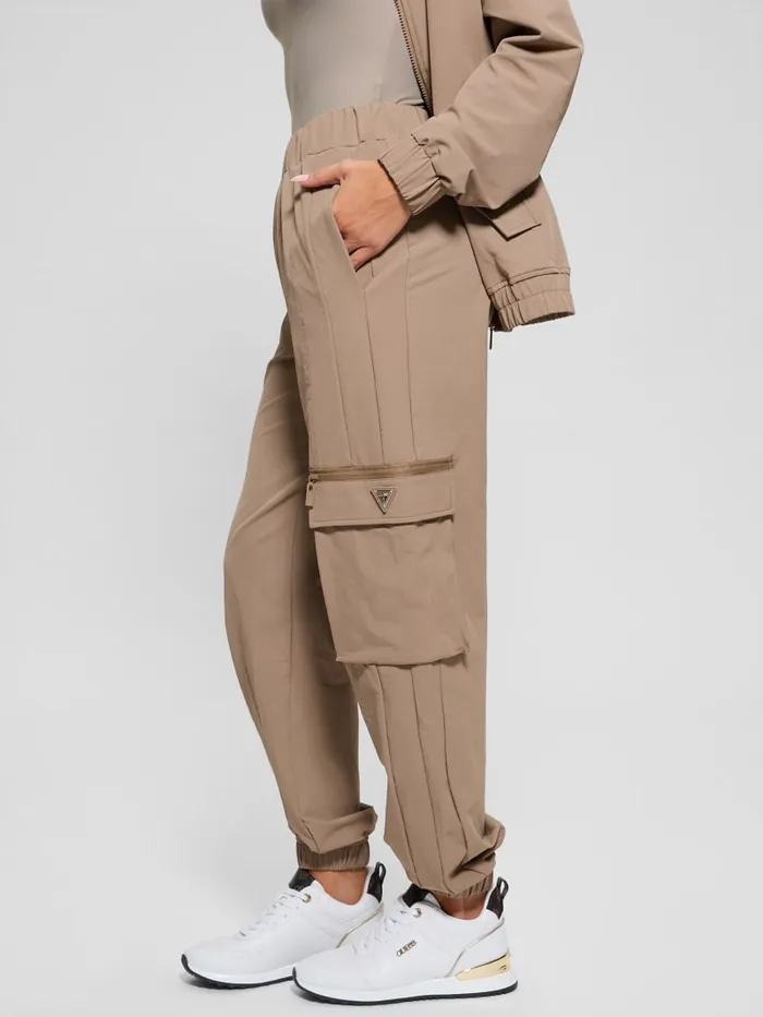 GUESS Bottoms Chris Cargo Joggers Brown 8211 Women