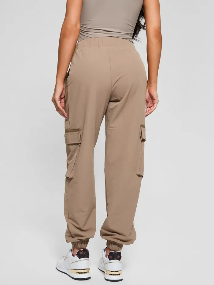 GUESS Bottoms Chris Cargo Joggers Brown 8211 Women