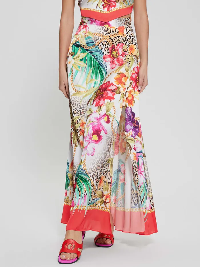 GUESS Bottoms Dora Printed Maxi Skirt Colors 8211 Women