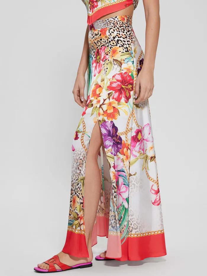 GUESS Bottoms Dora Printed Maxi Skirt Colors 8211 Women