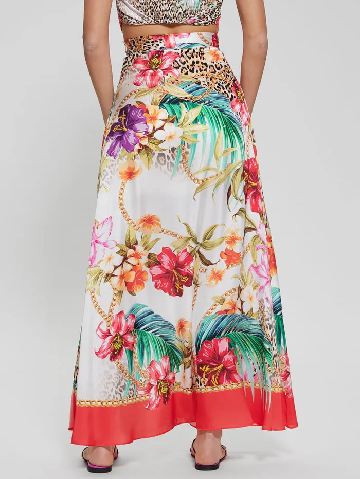 GUESS Bottoms Dora Printed Maxi Skirt Colors 8211 Women