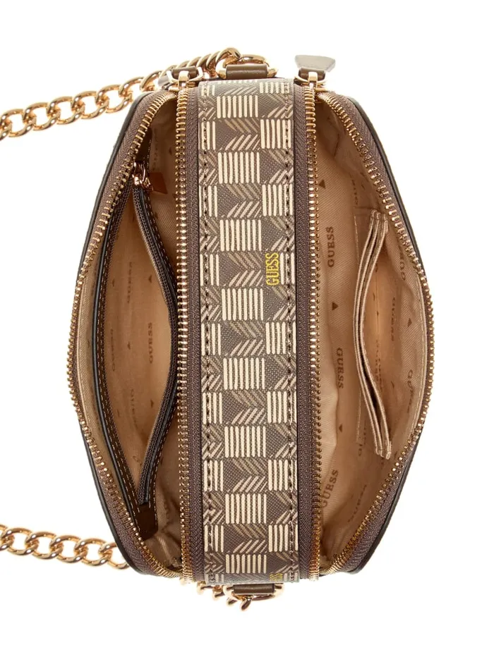 GUESS Crossbodies Vikky II Crossbody Camera Bag Yellow 8211 Unisex