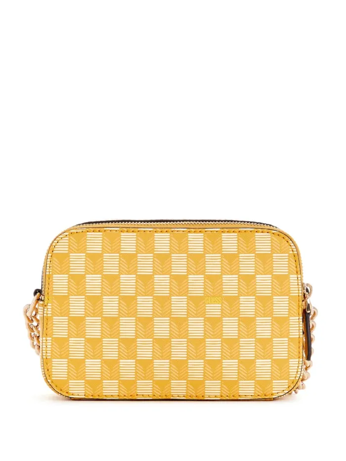 GUESS Crossbodies Vikky II Crossbody Camera Bag Yellow 8211 Unisex