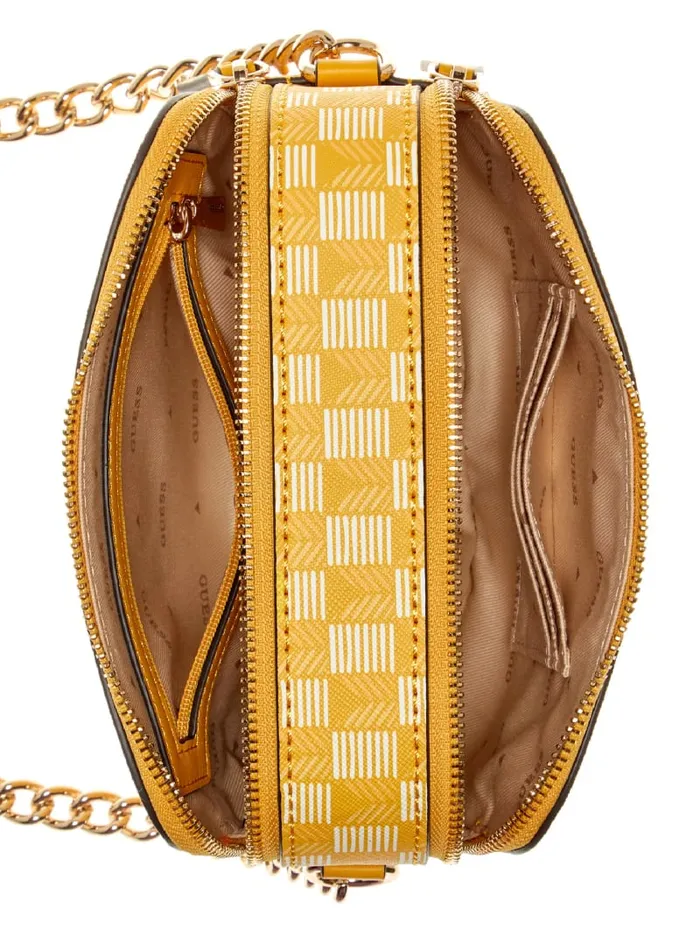 GUESS Crossbodies Vikky II Crossbody Camera Bag Yellow 8211 Unisex