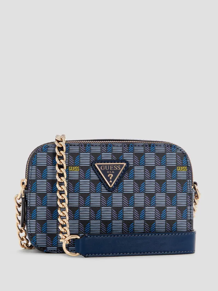 GUESS Crossbodies Vikky II Crossbody Camera Bag Yellow 8211 Unisex