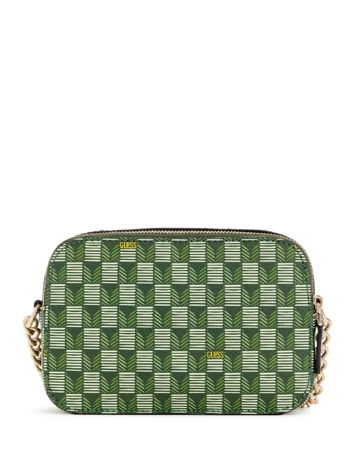 GUESS Crossbodies Vikky II Crossbody Camera Bag Yellow 8211 Unisex