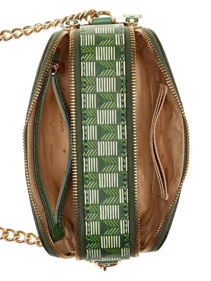 GUESS Crossbodies Vikky II Crossbody Camera Bag Yellow 8211 Unisex