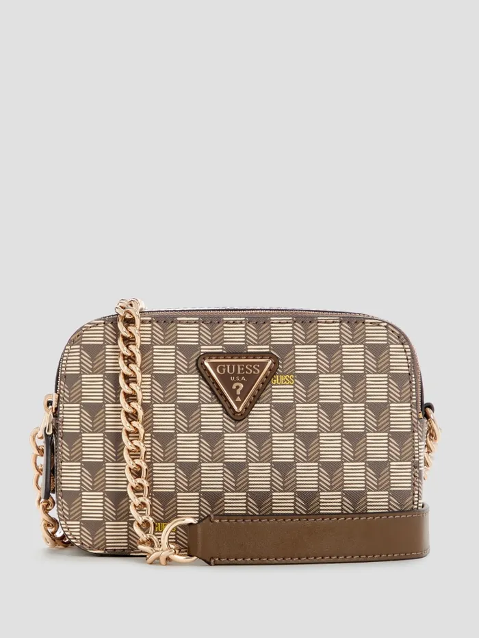 GUESS Crossbodies Vikky II Crossbody Camera Bag Yellow 8211 Unisex