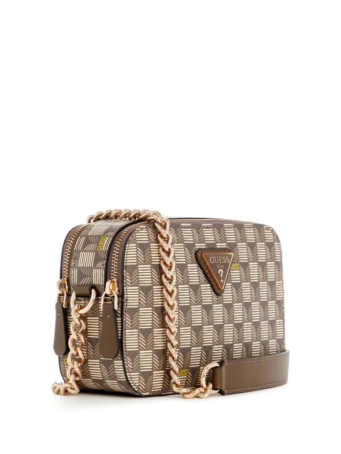 GUESS Crossbodies Vikky II Crossbody Camera Bag Yellow 8211 Unisex