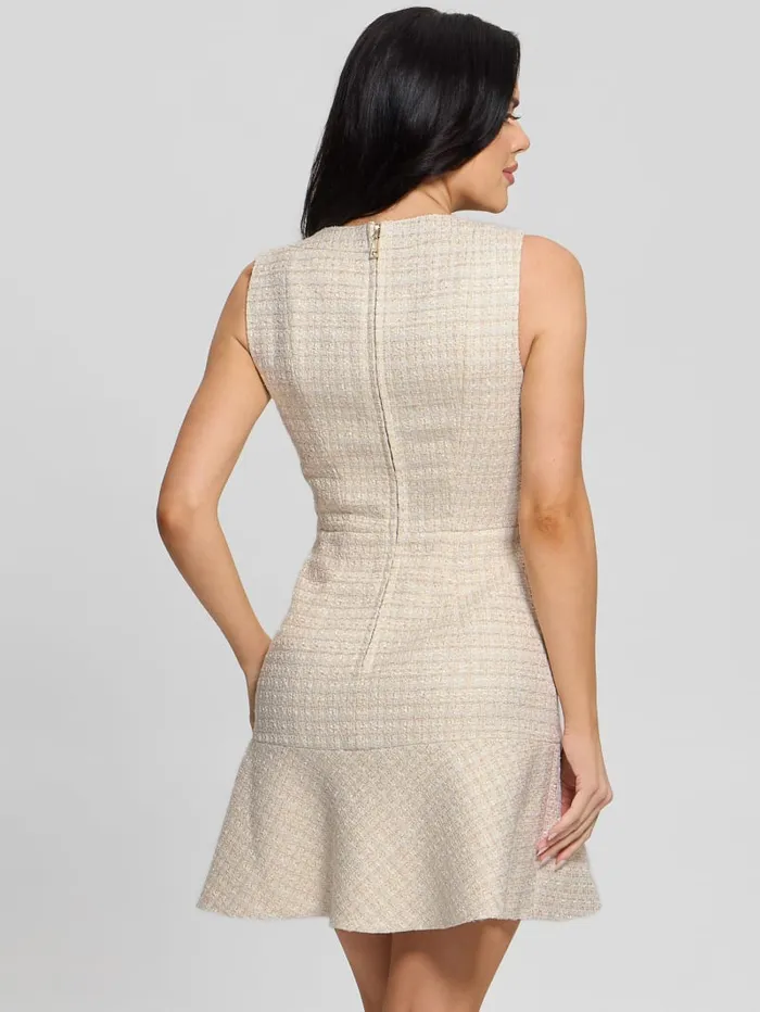 GUESS Guess Eco Eco Daphnee Tweed Dress Pink 8211 Men