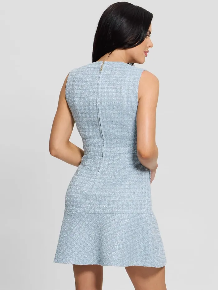 GUESS Guess Eco Eco Daphnee Tweed Dress Pink 8211 Men