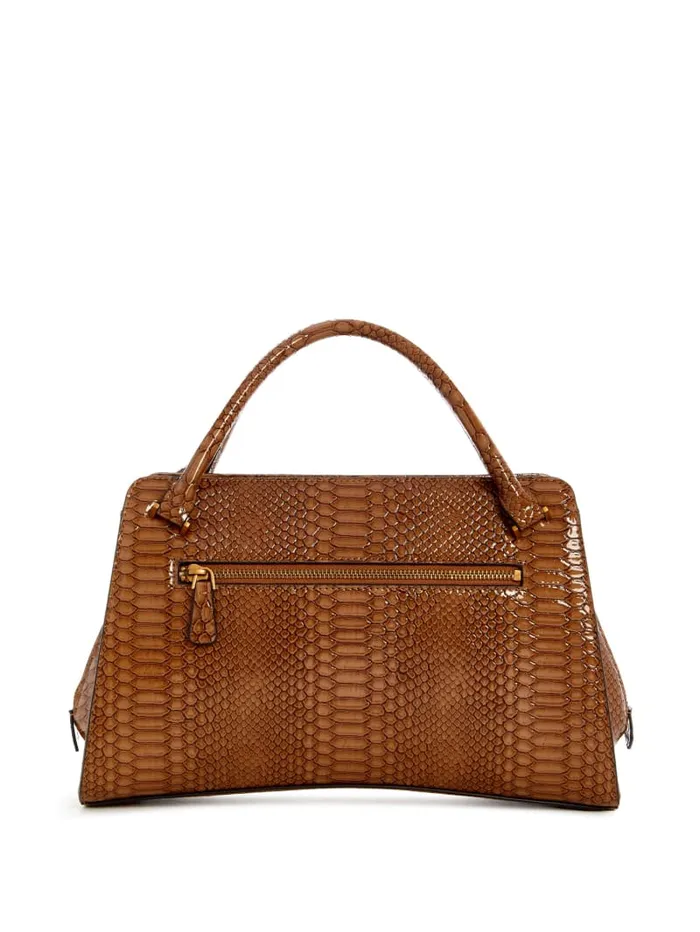 GUESS Handbags Georgina Girlfriend Satchel White 8211 Women