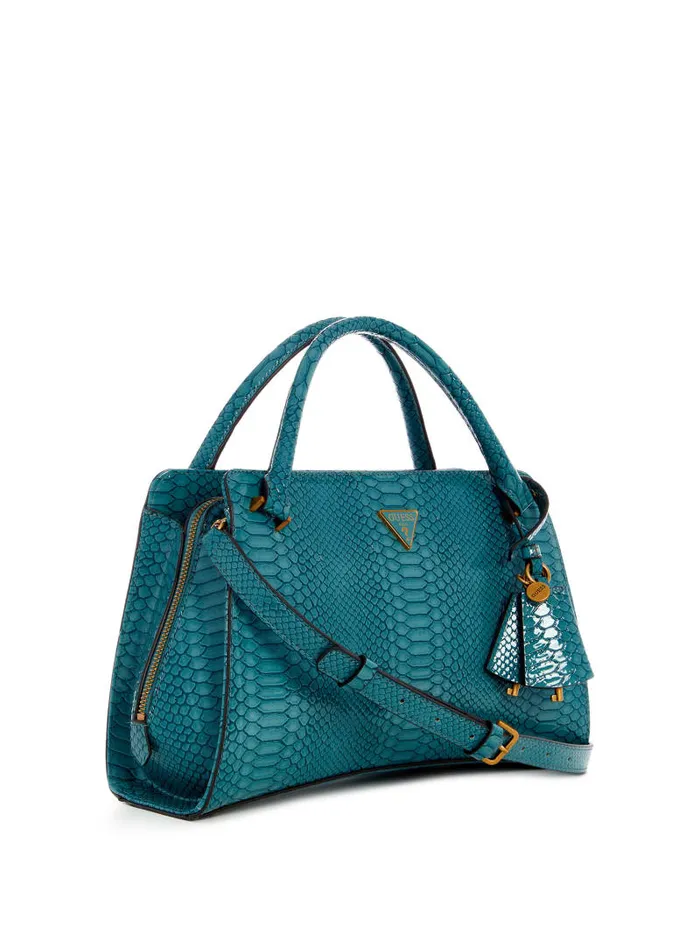 GUESS Handbags Georgina Girlfriend Satchel White 8211 Women