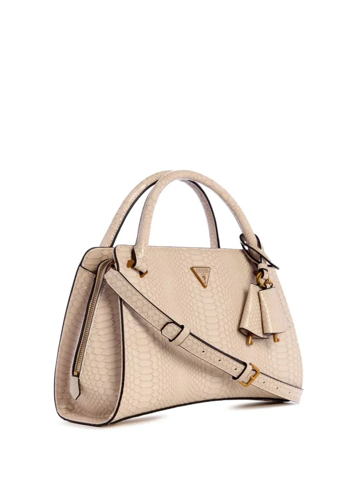 GUESS Handbags Georgina Girlfriend Satchel White 8211 Women