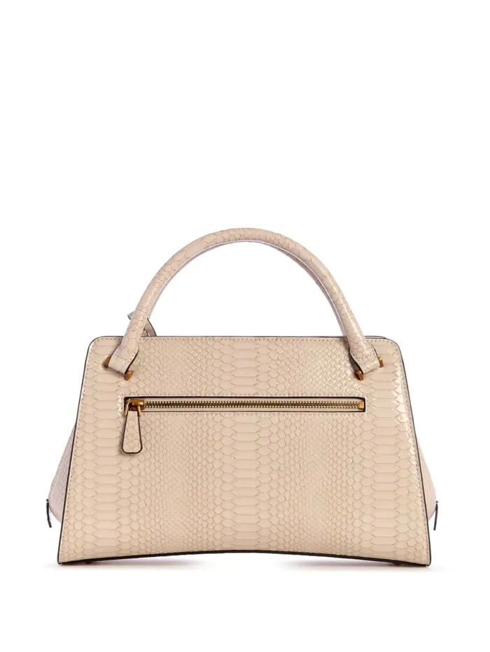 GUESS Handbags Georgina Girlfriend Satchel White 8211 Women