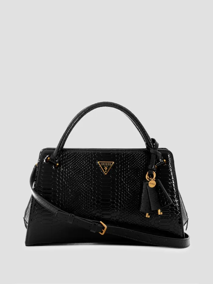 GUESS Handbags Georgina Girlfriend Satchel White 8211 Women